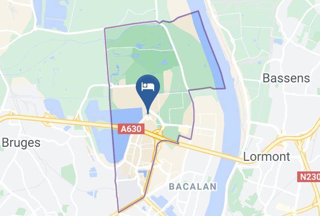 Ibis Bordeaux Lac Map