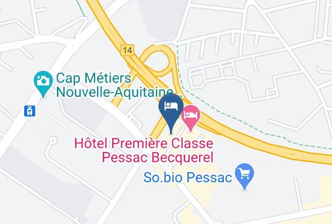 Gironde - Hotel Ibis Bordeaux Pessac Maps
