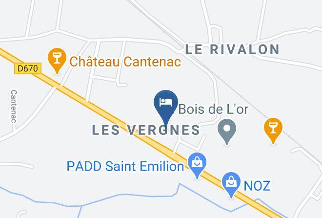Gironde - Hotel Ibis Bordeaux Saint Emilion Maps