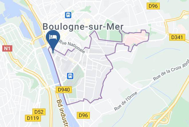 Pas De Calais - Hotel Ibis Boulogne Sur Mer Centre Les Ports Maps