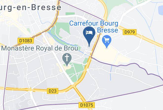 Ain - Hotel Ibis Bourg En Bresse Maps
