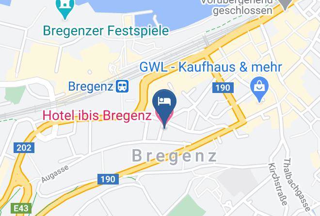 Hotel Ibis Bregenz Map