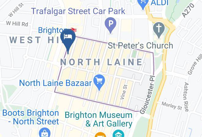Hotel Ibis Brighton City Centre Station Map