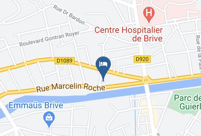 Correze - Hotel Ibis Brive Centre Maps