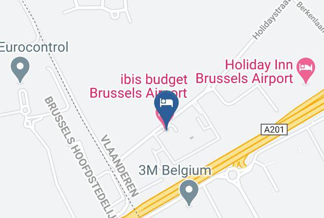 Flemish Brabant - Hotel Ibis Budget Brussels Airport Maps
