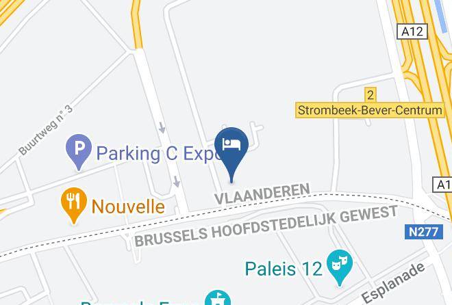 Flemish Brabant - Hotel Ibis Brussels Expo Atomium Maps