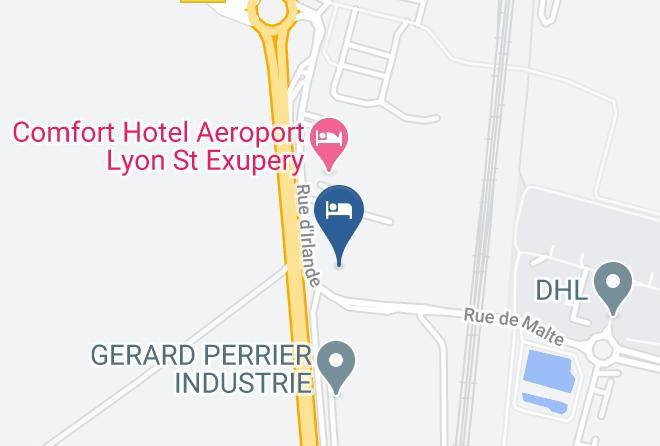 Rhone - Hotel Ibis Budget Aeroport Lyon Saint Exupery Maps