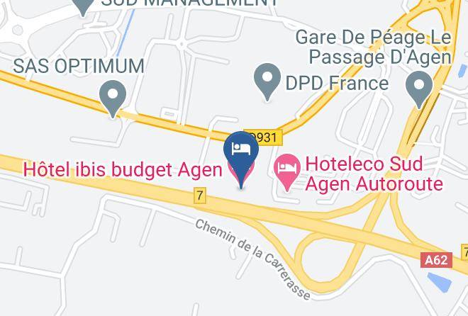 Lot Et Garonne - Hotel Ibis Budget Agen Maps