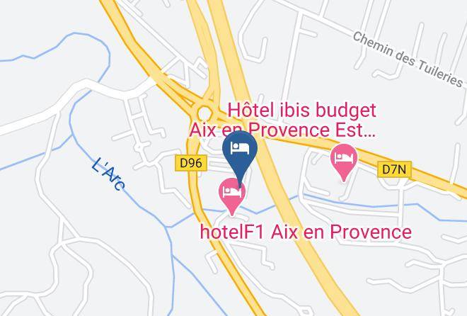 Bouches Du Rhone - Hotel Ibis Budget Aix En Provence Est Le Canet Maps