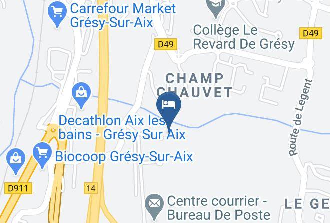 Savoie - Ibis Budget Aix Les Bains Nord Maps
