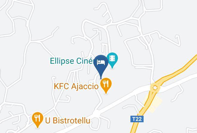 Southernsica - Hotel Ibis Budget Ajaccio Maps