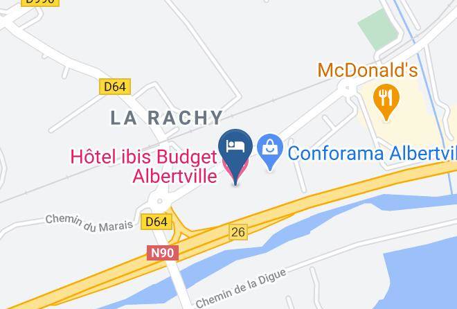 Savoie - Hotel Ibis Budget Albertville Maps