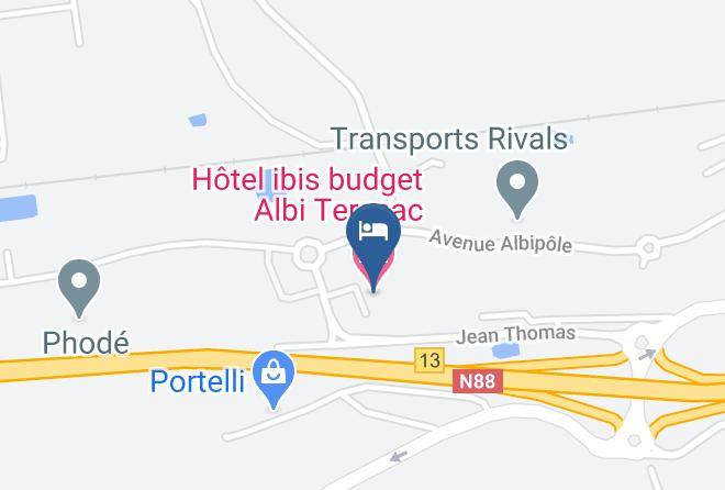 Tarn - Ibis Budget Albi Terssac Maps