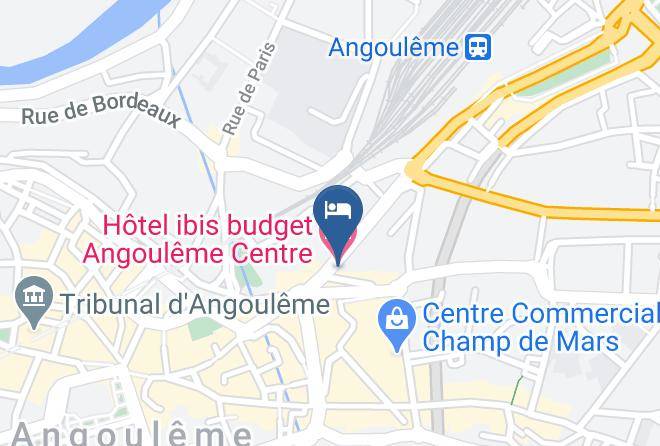Charente - Hotel Ibis Budget Angouleme Centre Maps