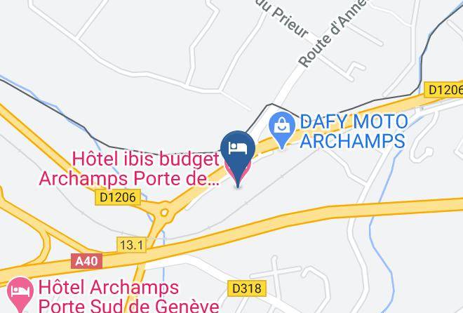Haute Savoie - Hotel Ibis Budget Archamps Porte De Geneve Maps