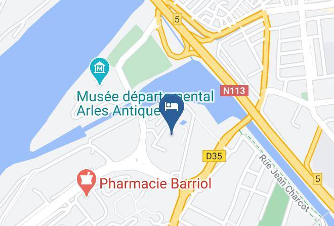 Bouches Du Rhone - Hotel Ibis Budget Arles Palais Des Congres Maps