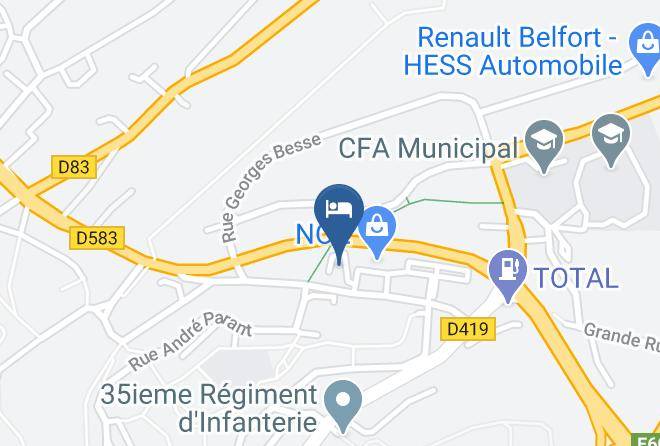 Territoire De Belfort - Ibis Budget Belfort Centre Maps