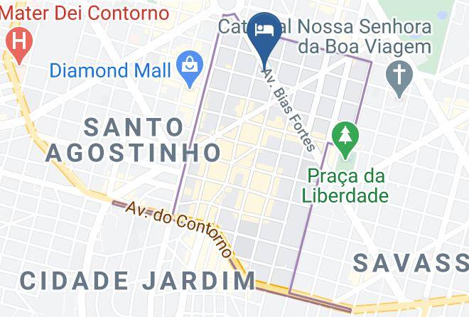 Belo Horizonte - Hotel Ibis Budget Belo Horizonte Minascentro Maps