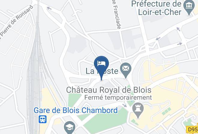 Loir Et Cher - Hotel Ibis Budget Blois Centre Maps