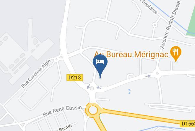 Gironde - Hotel Ibis Budget Bordeaux Aeroport Maps