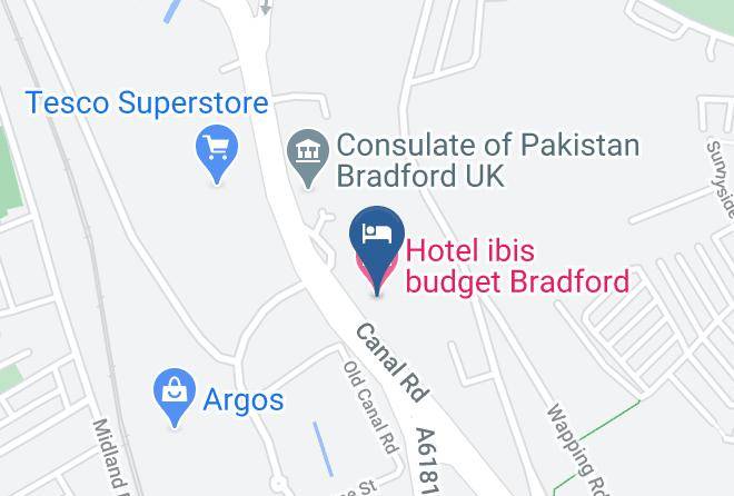Bradford - Hotel Ibis Budget Bradford Maps