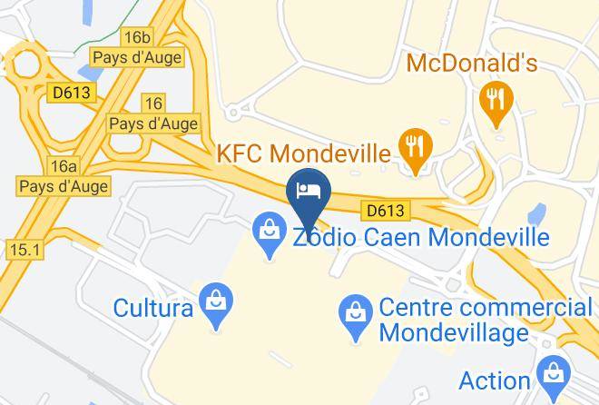 Calvados - Hotel Ibis Budget Caen Mondeville Maps