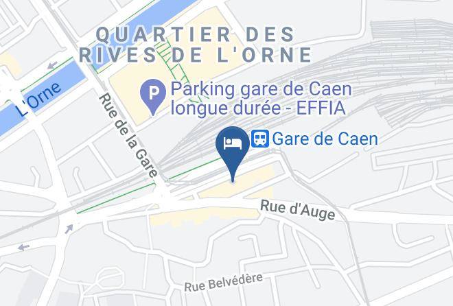 Hotel Ibis Budget Caen Gare Map