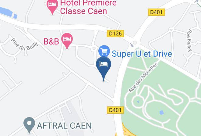 Hotel Ibis Budget Caen Nord Memorial Map