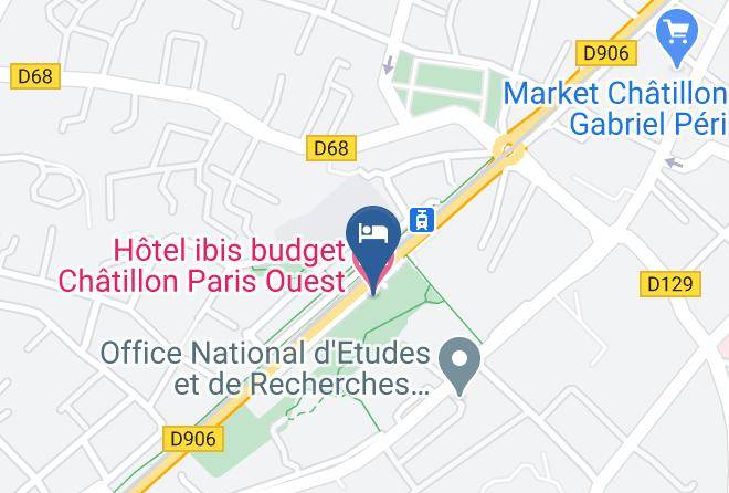 Hauts De Seine - Hotel Ibis Budget Chatillon Paris Ouest Maps