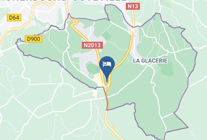 Manche - Hotel Ibis Budget Cherbourg La Glacerie Maps