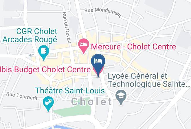 Maine Et Loire - Ibis Budget Cholet Centre Maps