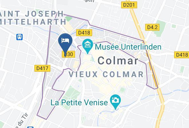 Haut Rhin - Hotel Ibis Budget Colmar Centre Ville Maps