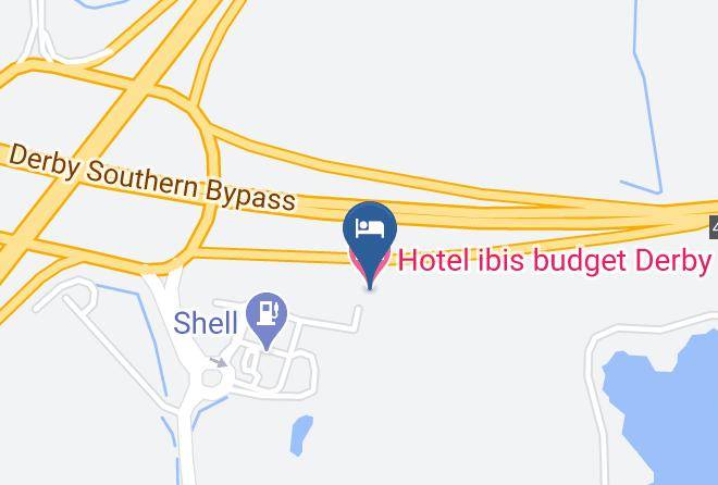 Derbyshire - Hotel Ibis Budget Derby Maps