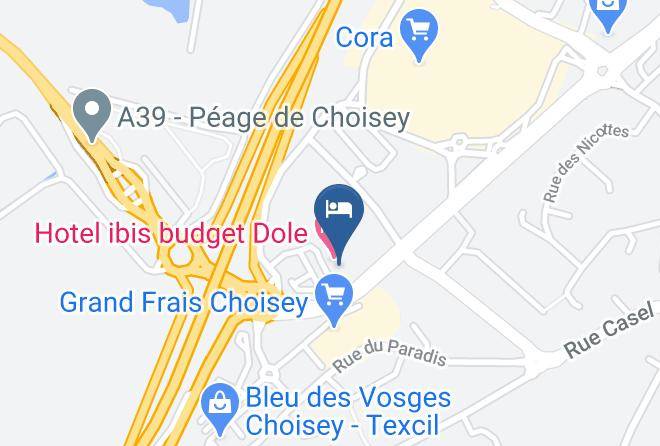 Jura - Ibis Budget Dole Maps