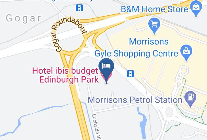 Edinburgh City - Hotel Ibis Budget Edinburgh Park Maps