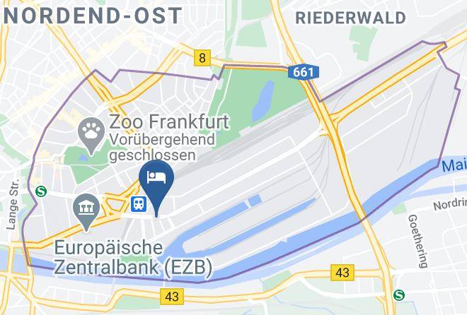 Frankfurt Am Main - Hotel Ibis Budget Frankfurt Ostend Maps