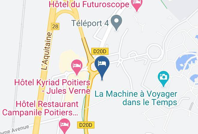 Vienne - Hotel Ibis Budget Futuroscope Maps