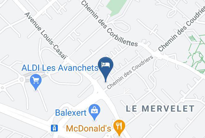 Vernier - Hotel Ibis Budget Geneva Maps