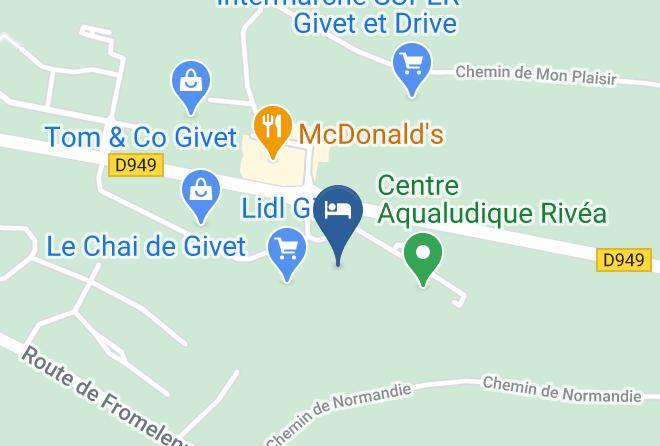 Ardennes - Hotel Ibis Budget Givet Maps