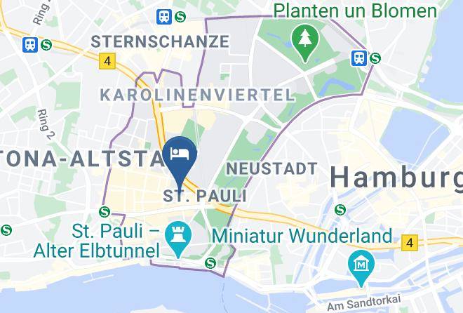Stadt Hamburg - Ibis Budget Hamburg St Pauli Messe Maps