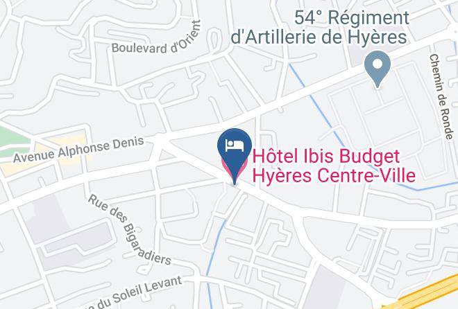 Var - Ibis Budget Hyeres Centre Ville Maps