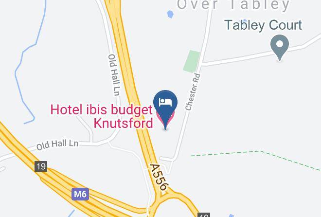 Cheshire East - Hotel Ibis Budget Knutsford Maps