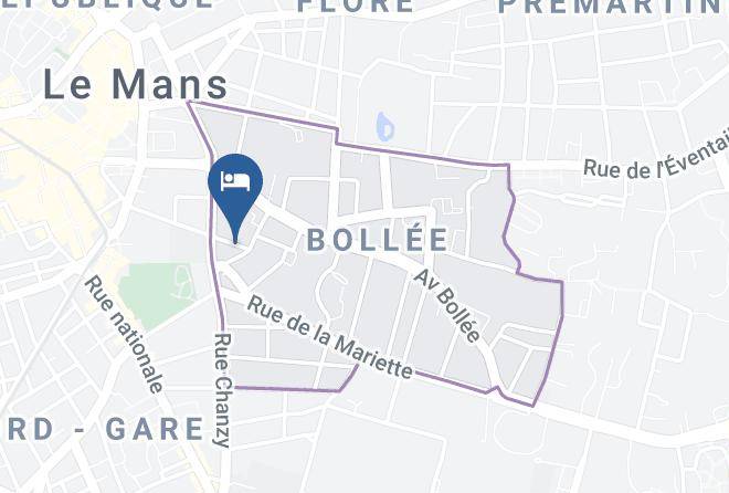 Hotel Ibis Budget Le Mans Centre Map