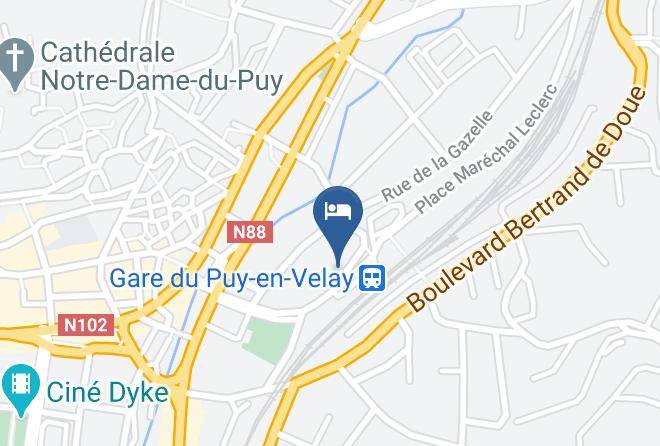 Haute Loire - Ibis Budget Le Puy En Velay Maps