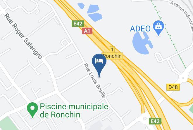 Nord - Hotel Ibis Budget Lille Ronchin Maps