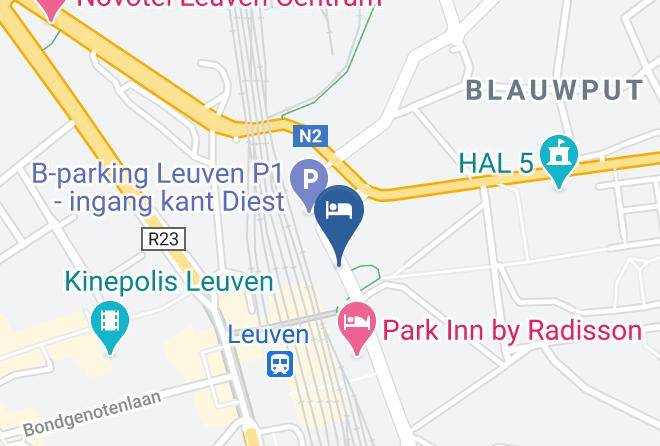 Flemish Brabant - Hotel Ibis Budget Louvain Centre Maps