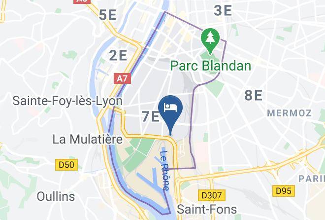 Rhone - Ibis Budget Lyon Gerland Maps