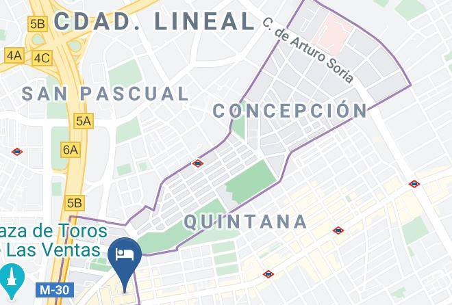 Madrid - Ibis Budget Madrid Centro Las Ventas Maps