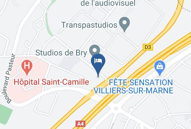 Val De Marne - Ibis Budget Marne La Vallee Bry Sur Marne Maps