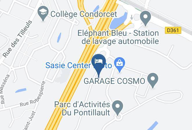 Seine Et Marne - Ibis Budget Marne La Vallee Pontault Combault Maps